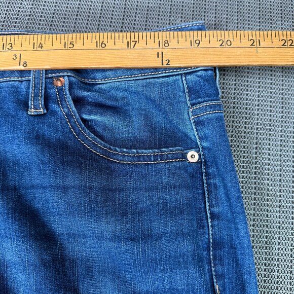 Terra & Sky Womens Size 16W Blue Straight Leg Denim Jeans Stretch - Picture 4 of 11